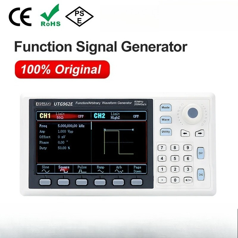 Generatore di Segnali Funziona - Dual Channel Arbitrary Waveform Function Generator 60Mhz recensione e prezzo
